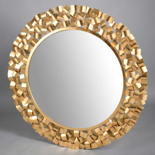 Metal Round Wall Mirror Decor