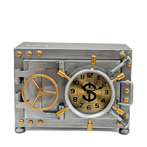 Bank Vault Table Clock