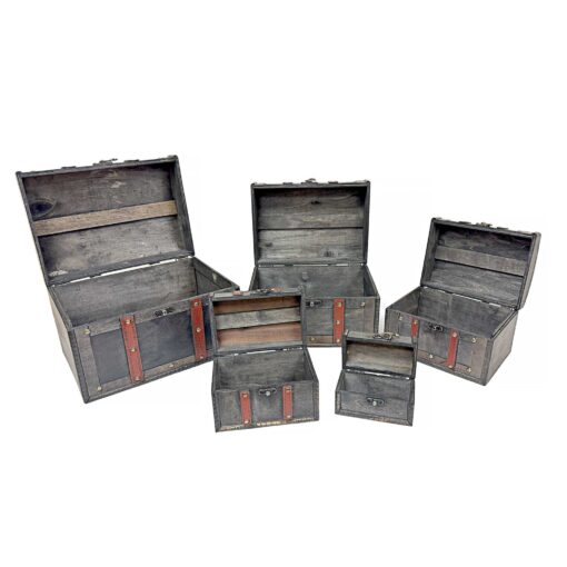 5 Pieces Light Grey Chest Set | Boxman