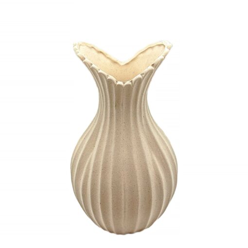 Cream Ceramic Vase