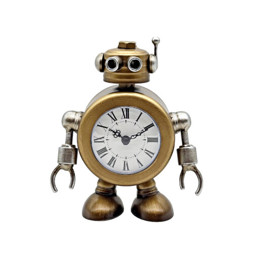 Machine Table Clock Retro Robot Table Clock | Boxman
